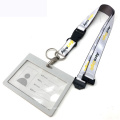 PVC ID Card Holder Sublimation Printed Lanyards Polyester Adjustable Safety Buckle Card Hoder Lanyards